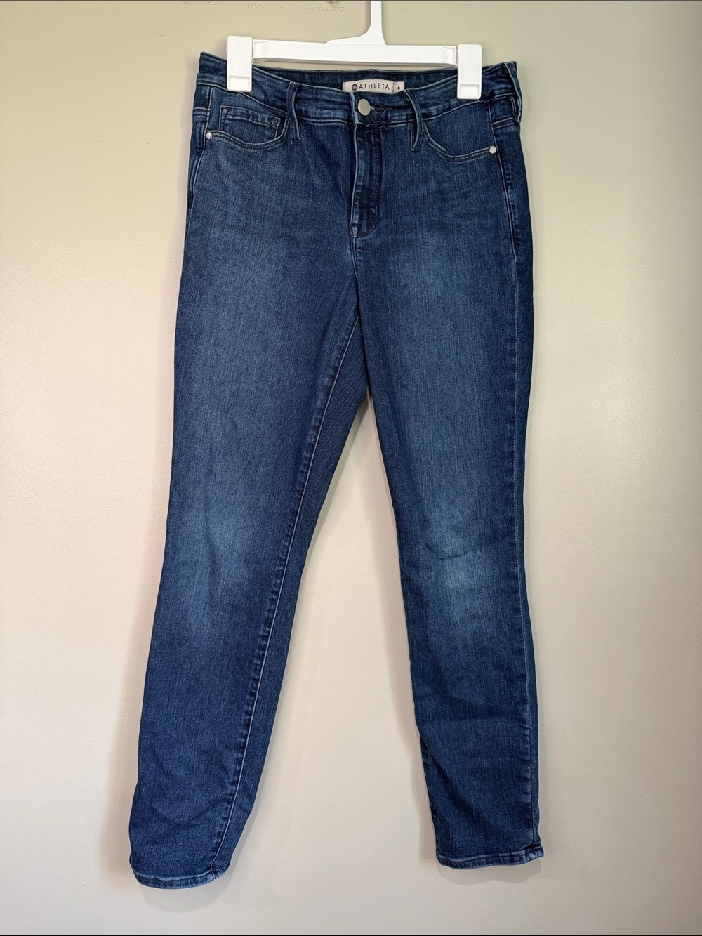 Athleta Women's Dark Indigo Skinny Jeans 8